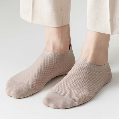 Chaussettes respirantes en soie glacée grande taille (3 paires)