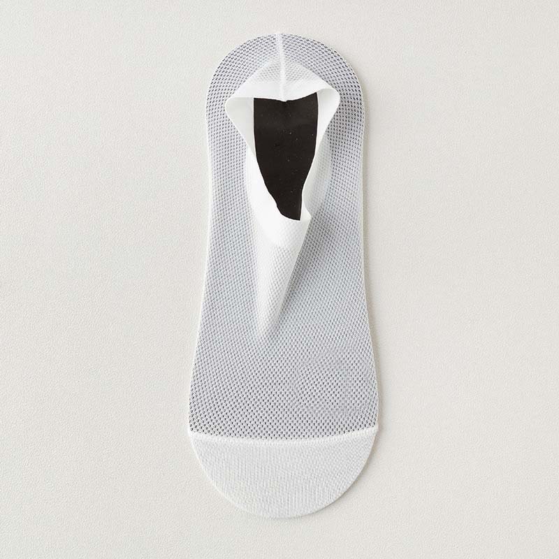 Chaussettes respirantes en soie glacée (3 paires) - Blanc - EU39-46 (US6-12) - image 15