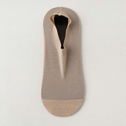 Chaussettes respirantes en soie glacée grande taille (3 paires)