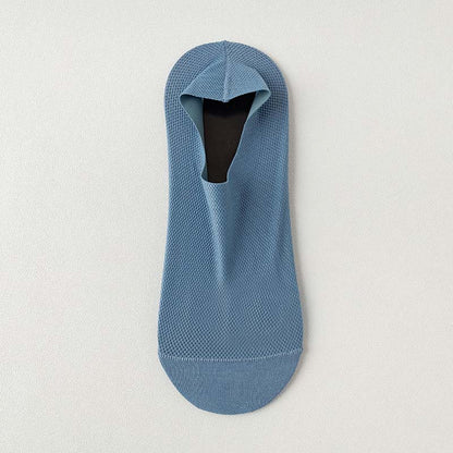 Chaussettes respirantes en soie glacée grande taille (3 paires)