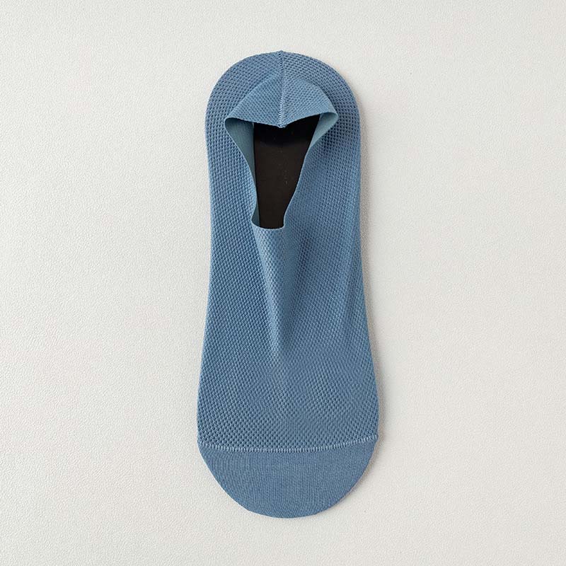 Chaussettes respirantes en soie glacée (3 paires) - Bleu clair - EU39-46 (US6-12) - image 17