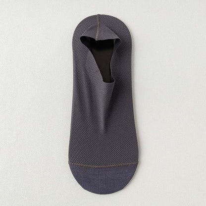 Chaussettes respirantes en soie glacée (3 paires) - Gris foncé - EU39-46 (US6-12) - image 20