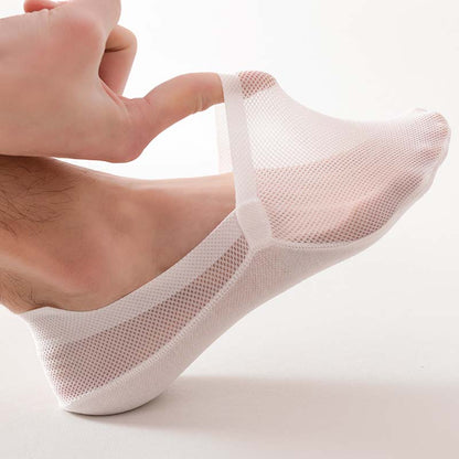 Chaussettes invisibles classiques en maille (4 paires) - image 5