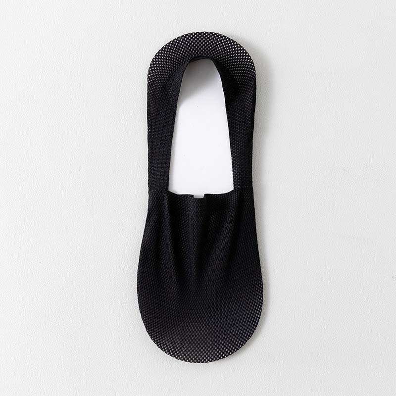 Chaussettes invisibles classiques en maille (4 paires) - Noir - EU39-46 (US6-12) - image 16
