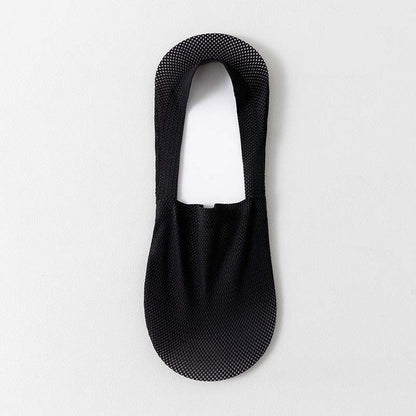 Chaussettes invisibles classiques en maille (4 paires) - Noir - EU39-46 (US6-12) - image 16