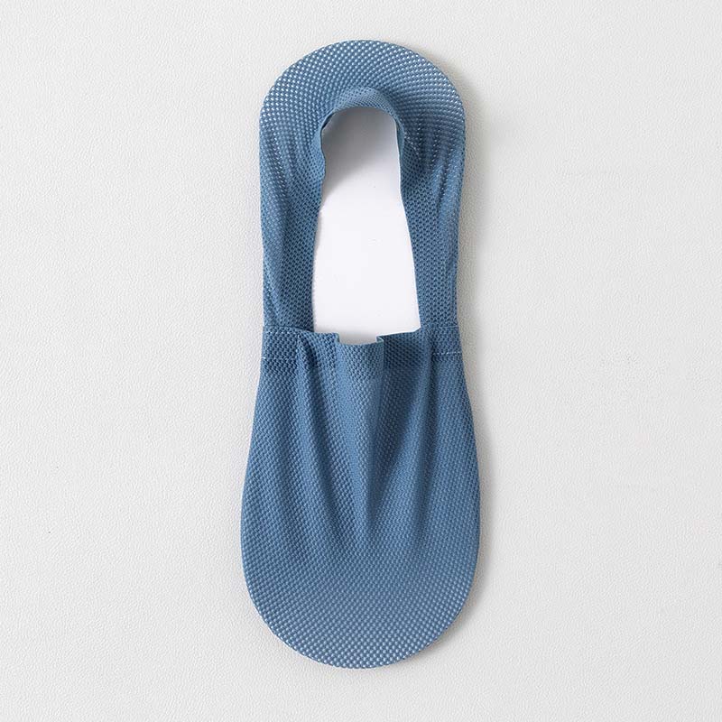Chaussettes invisibles classiques en maille (4 paires) - Bleu - EU39-46 (US6-12) - image 19