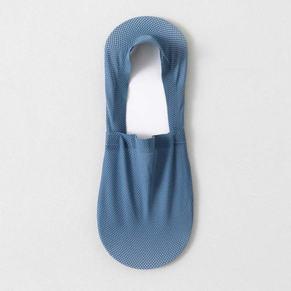 Chaussettes invisibles classiques en maille (4 paires) - Bleu - EU39-46 (US6-12) - image 19