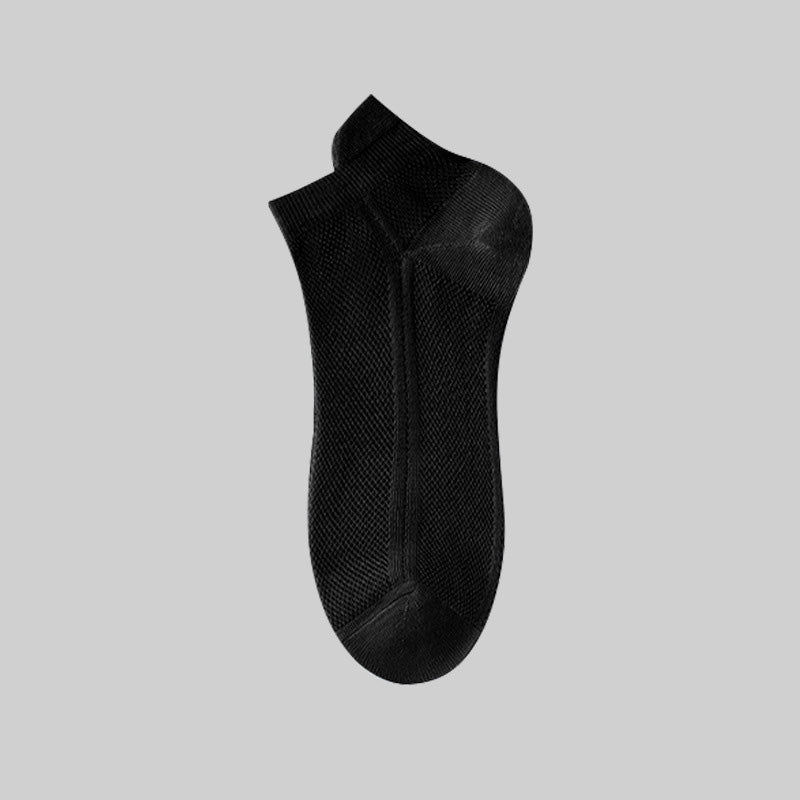 Chaussettes hautes respirantes en maille intégrale Plusock (7 paires) - Noir - EU36-39 (US3-6) - image 12