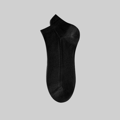 Chaussettes hautes respirantes en maille intégrale Plusock (7 paires) - Noir - EU36-39 (US3-6) - image 12