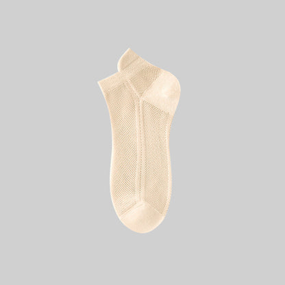Chaussettes hautes respirantes en maille intégrale Plusock (7 paires) - Nu - EU36-39 (US3-6) - image 16