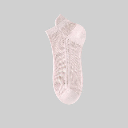 Chaussettes hautes respirantes en maille intégrale Plusock (7 paires) - Rose - EU36-39 (US3-6) - image 13