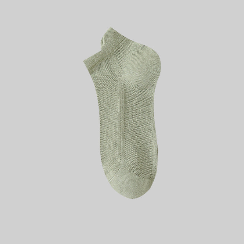 Chaussettes hautes respirantes en maille intégrale Plusock (7 paires) - Vert - EU36-39 (US3-6) - image 15