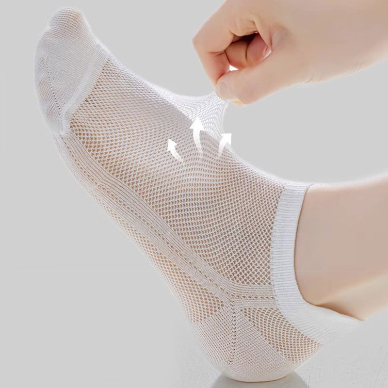 Chaussettes hautes respirantes en maille intégrale Plusock (7 paires) - image 4