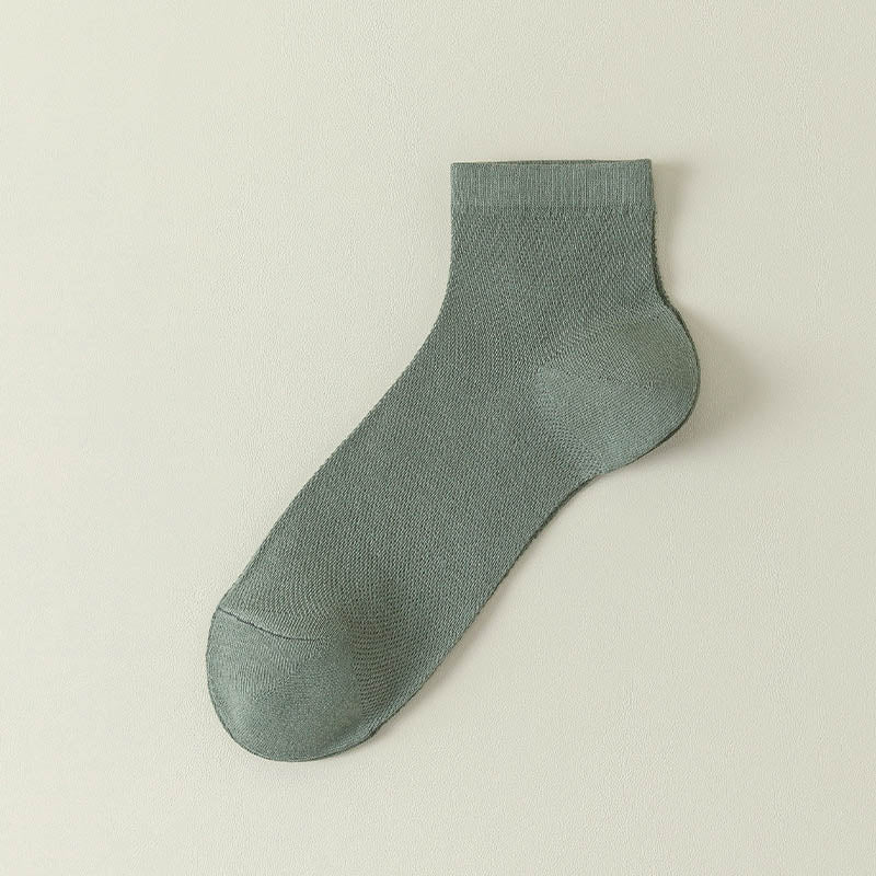 Chaussettes de sport respirantes en maille (7 paires) - Vert armée - EU37-43 (US4-9) - image 14