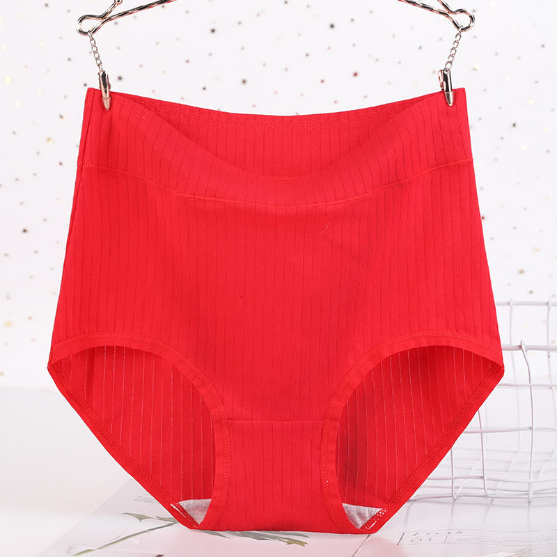 Culottes en coton doux (paquet de 3) - Rouge - 6XL - image 3
