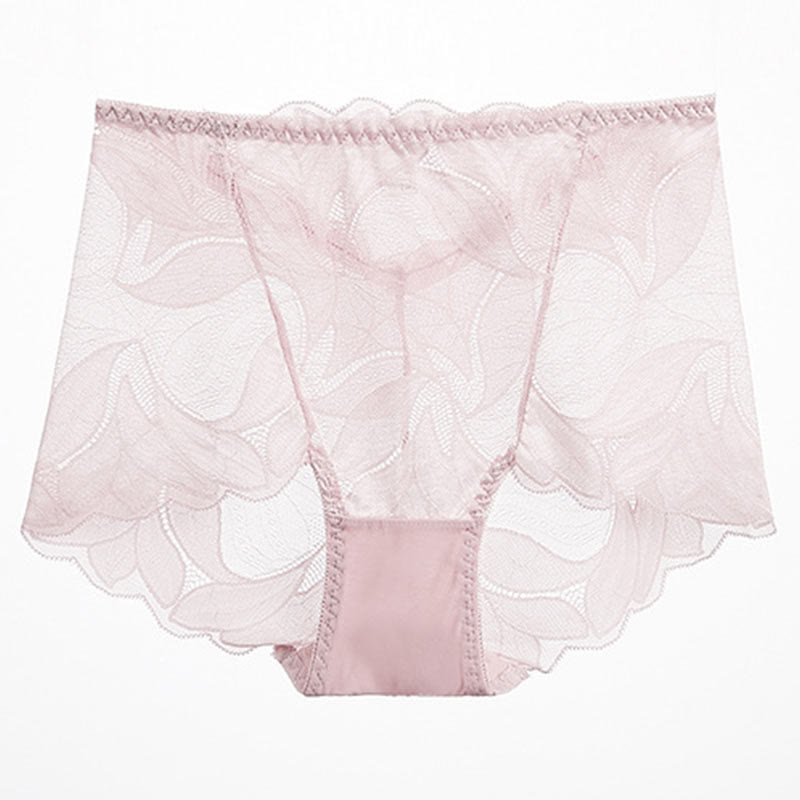 Culottes respirantes en dentelle (paquet de 5) - Rose clair - 2XL - image 14