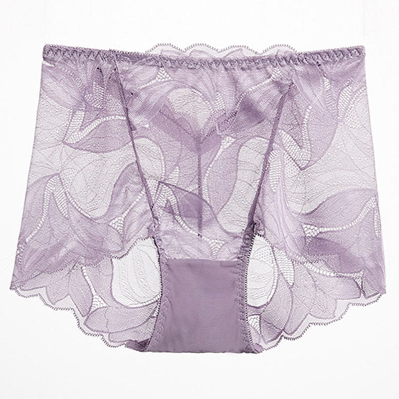 Culottes respirantes en dentelle (paquet de 5) - Violet clair - 2XL - image 21