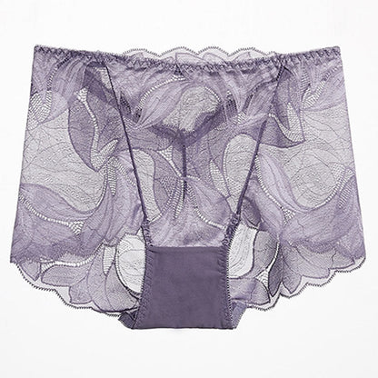 Culottes respirantes en dentelle (paquet de 5) - Violet foncé - 2XL - image 20