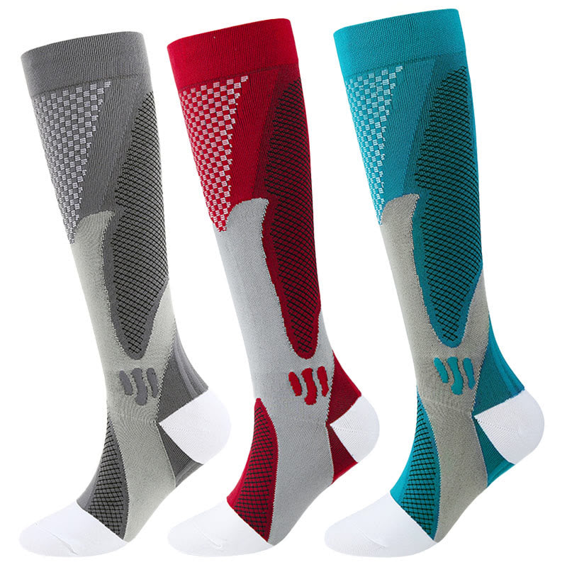 Chaussettes de compression pour sports de plein air (3 paires) - image 0