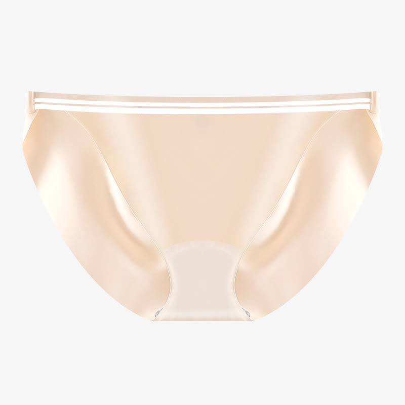 Culotte fendue haute sans coutures (paquet de 5) - Abricot - 5XL - image 6