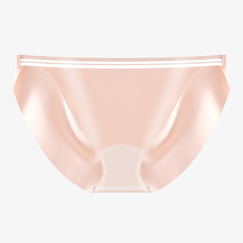 Culotte fendue haute sans coutures (paquet de 5) - Rose - 5XL - image 8