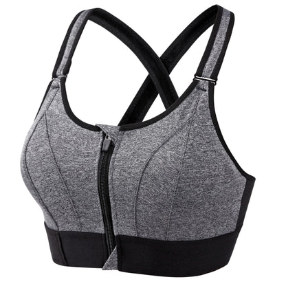 Soutiens-gorge de sport à dos croisé - Gris - 5XL - image 9