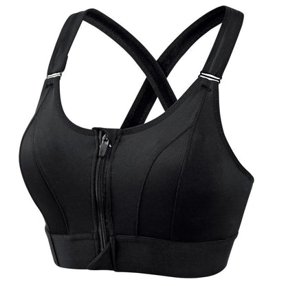Soutiens-gorge de sport à dos croisé - Noir - 5XL - image 6