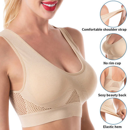 Soutiens-gorge de sport grande taille à découpes en maille (lot de 2)