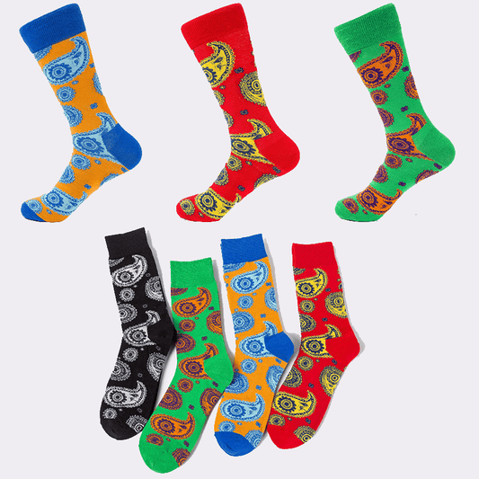 Chaussettes courtes à motifs créatifs grande taille (4 paires)