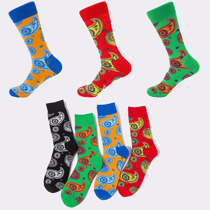 Chaussettes courtes à motifs créatifs (4 paires) - image 0