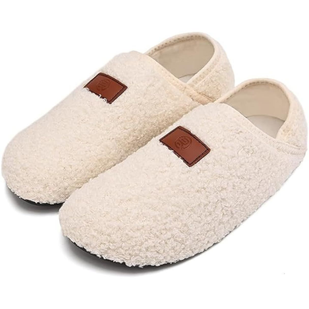Chaussons-chaussettes souples grande taille - Blanc - UE48-49 (US13-14) - image 10