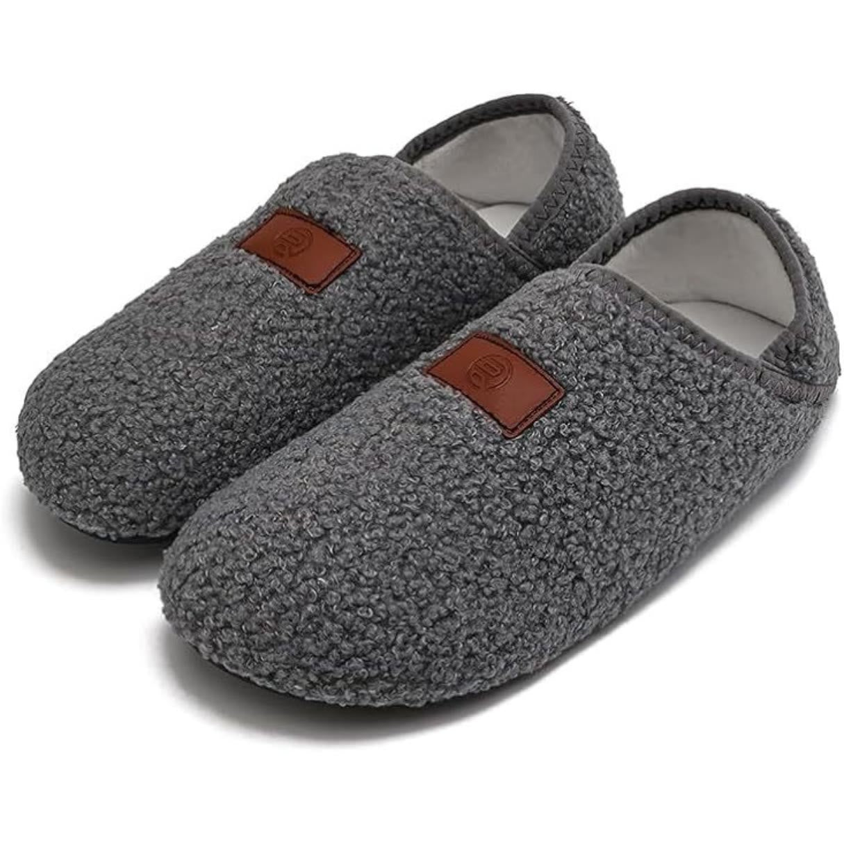 Chaussons-chaussettes souples grande taille - Gris - UE48-49 (US13-14) - image 6