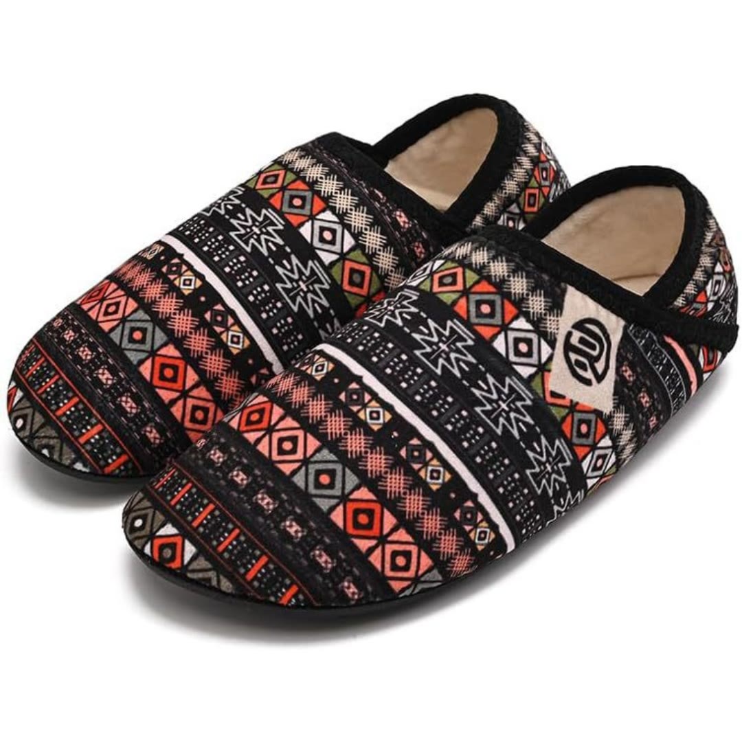 Chaussons-chaussettes multicolores grande taille - image 5