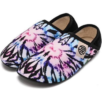 Chaussons-chaussettes multicolores grande taille - Rose - EU48-49 (US13-14) - image 8