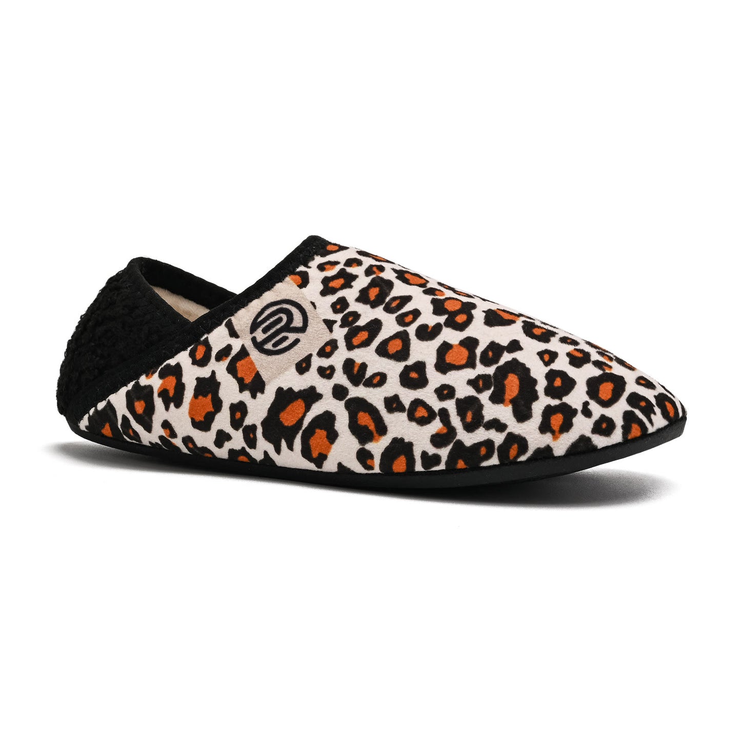 Chaussons-chaussettes grande taille à imprimé léopard