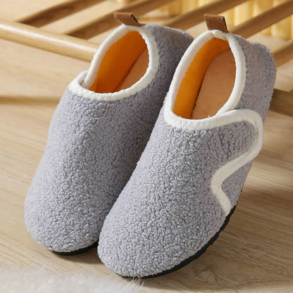Chaussons-chaussettes à semelle épaisse grande taille - Gris - 2XL - image 2