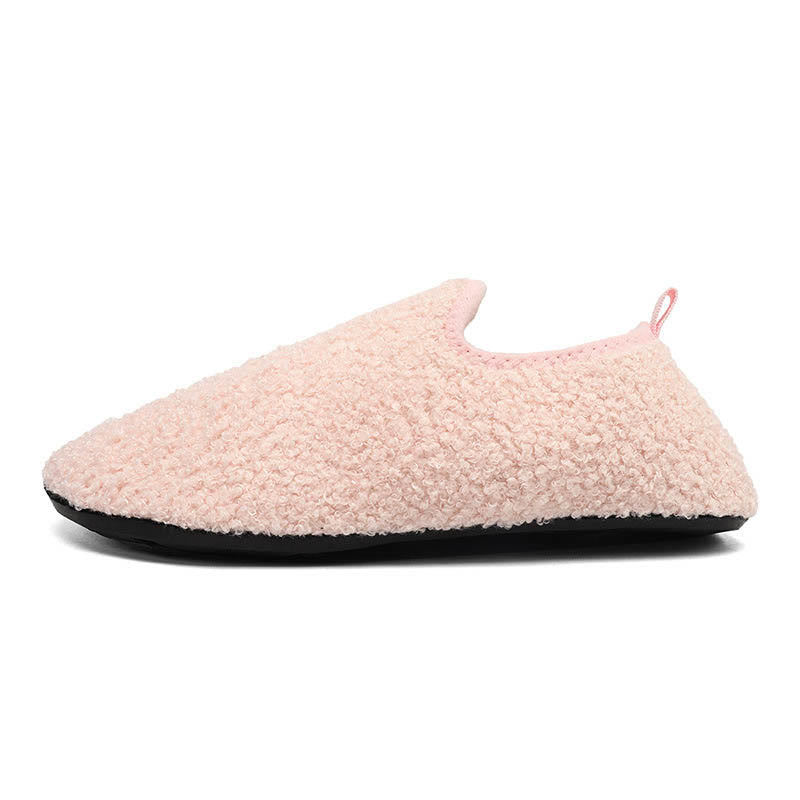 Chaussons-chaussettes chauds grande taille - Rose - 3XL - image 23