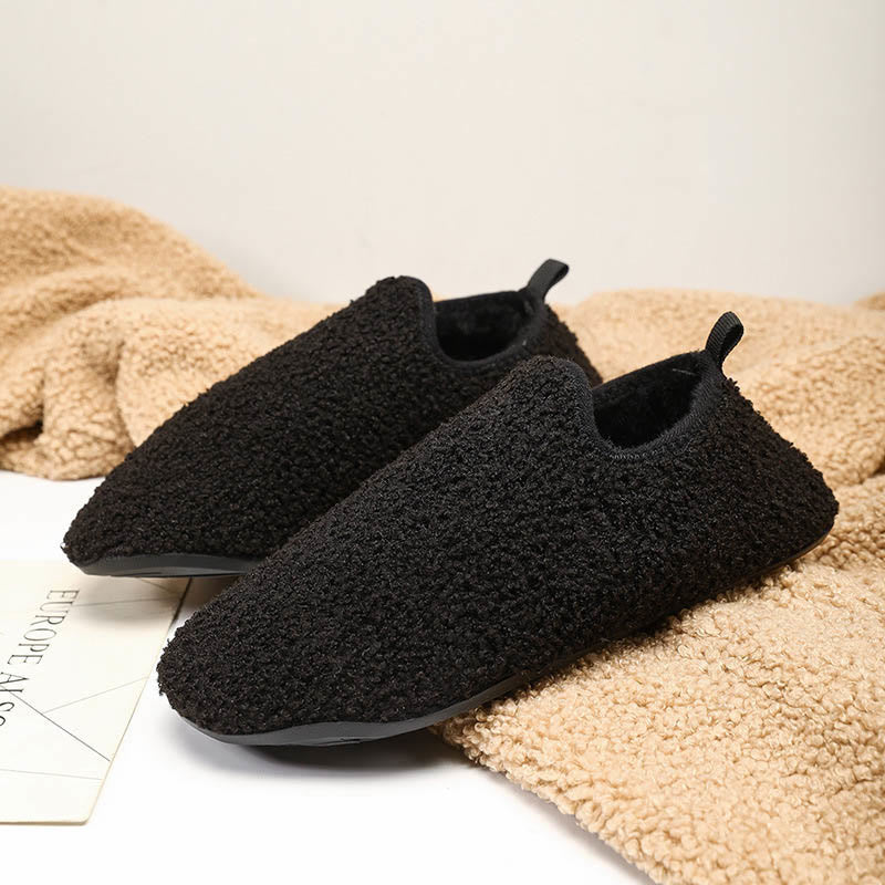 Chaussons-chaussettes chauds grande taille - Noir - 3XL - image 29