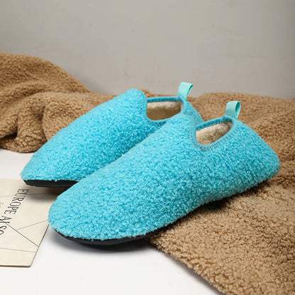 Chaussons-chaussettes chauds grande taille - Bleu ciel - 3XL - image 30