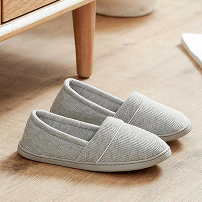 Chaussons-chaussettes en coton doux grande taille - Gris - EU43-44(US9-10) - image 9