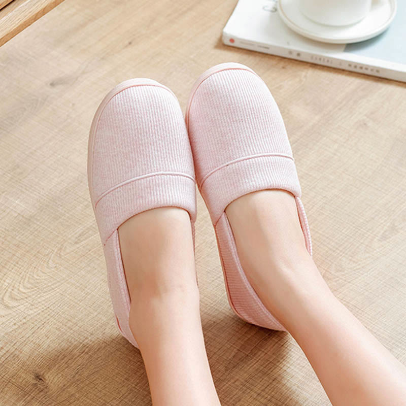 Chaussons-chaussettes en coton doux grande taille