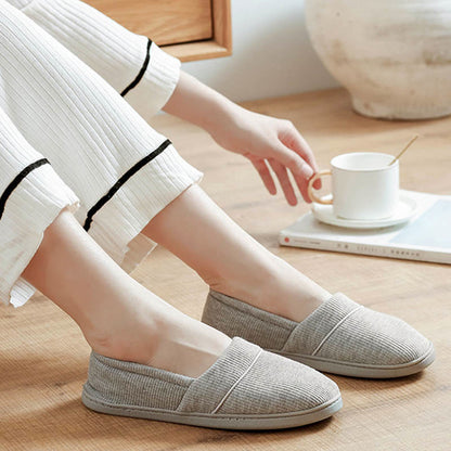 Chaussons-chaussettes en coton doux grande taille