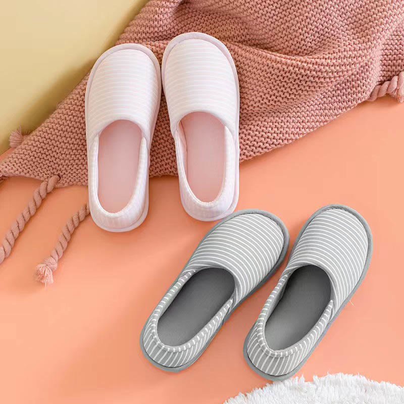 Chaussons-chaussettes à rayures grande taille - image 3