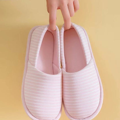 Chaussons-chaussettes à rayures grande taille