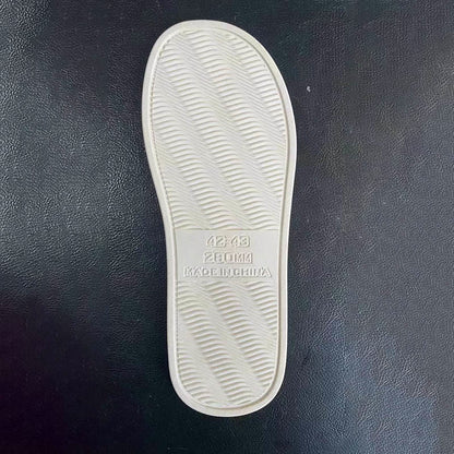 Chaussons-chaussettes à rayures grande taille