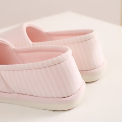 Chaussons-chaussettes à rayures grande taille