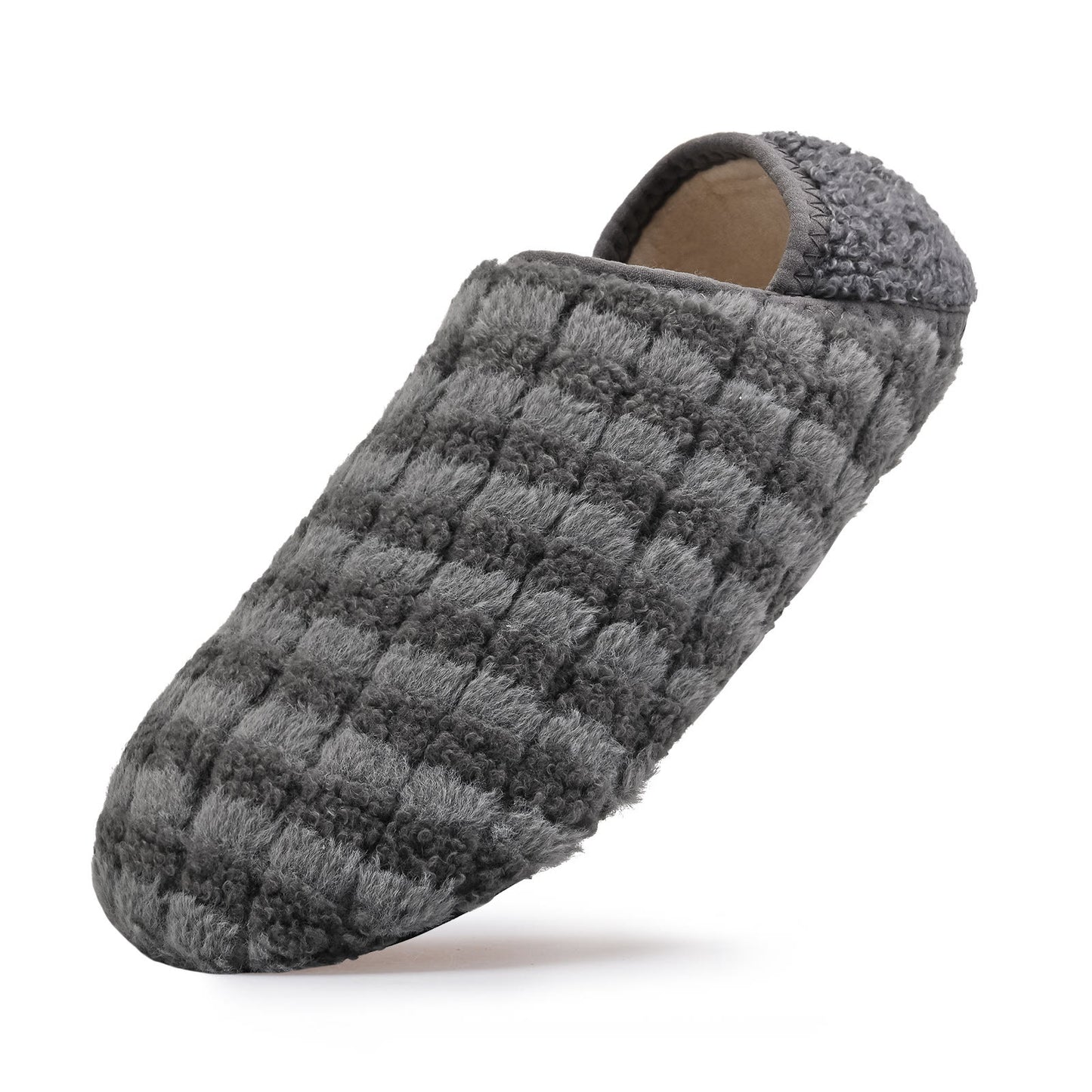 Chaussons-chaussettes Grid Home grande taille - Gris - 4XL - image 9