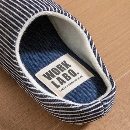 Chaussons rayés grande taille