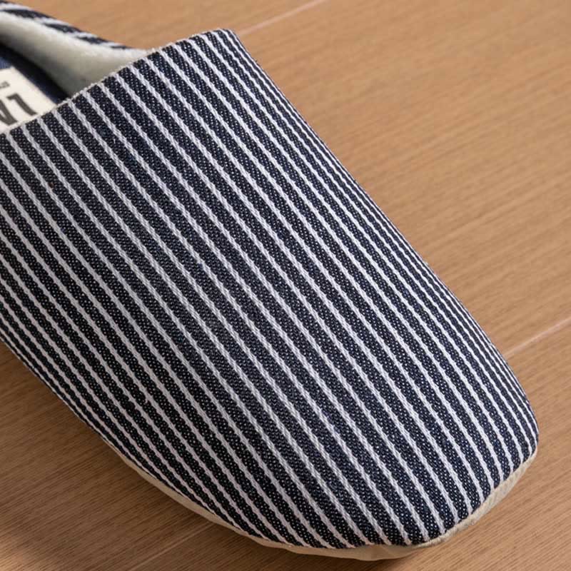 Chaussons rayés grande taille