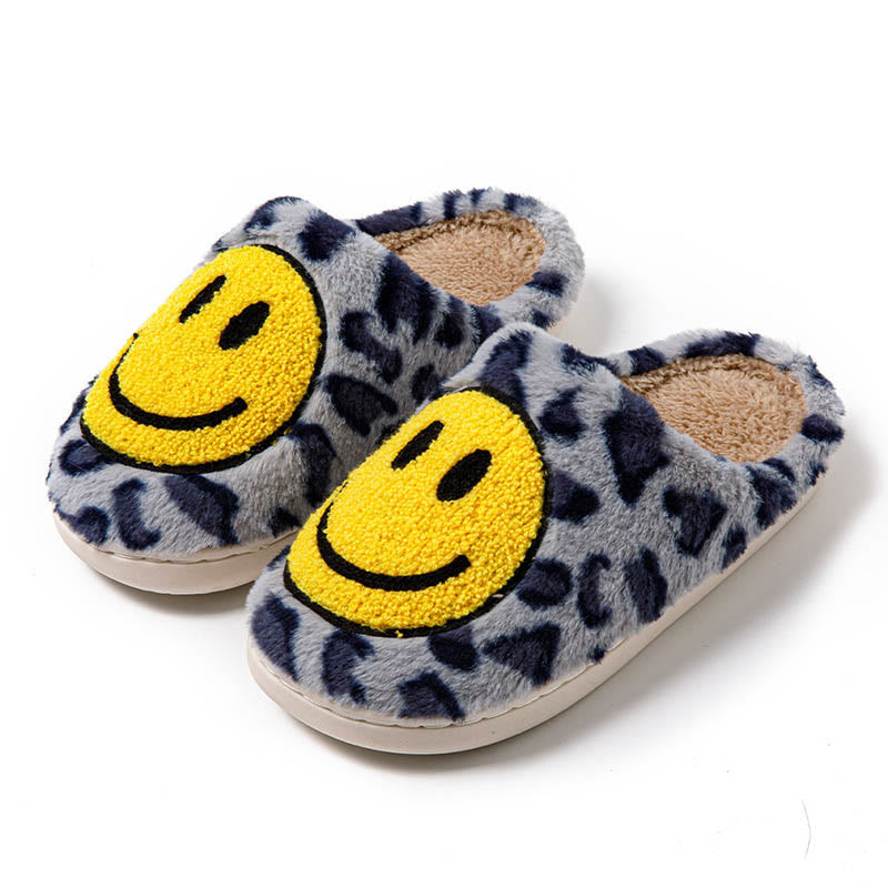 Chaussons Smiley Jaunes Grande Taille - Bleu - 2XL - image 15